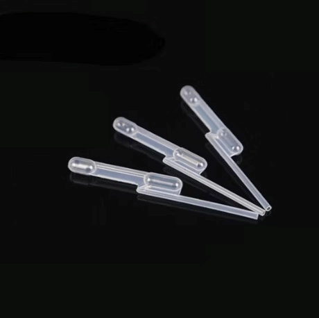 Disposable Clear 60UL 63mm 100UL 120UL Double Bulb Volume Transfer Pipette Manufacturer