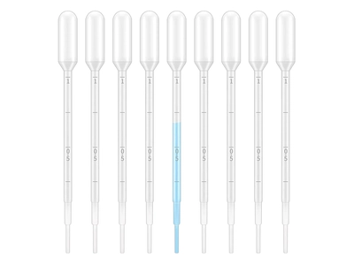 Manufacturer Lab Liquid Transfer Micropipette 149mm 5ml Adjustable Volume Pasteur Transfer Pipette